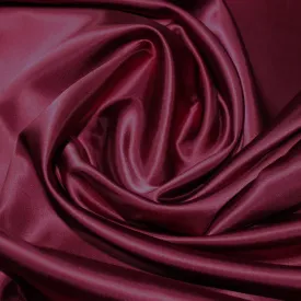 Acetate Satin : Wine