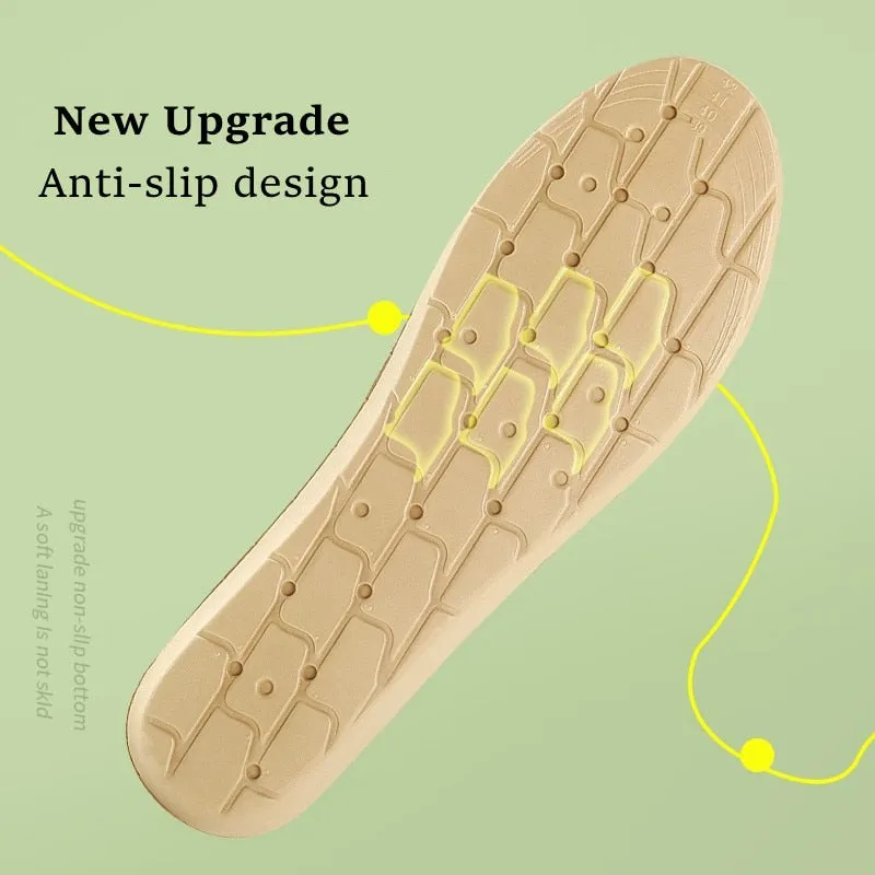 Acupressure on Foot Insoles For Shoes Breathable Deodorant Sport Insoles for Medical Man Women Comfortable Running Shoe Sole