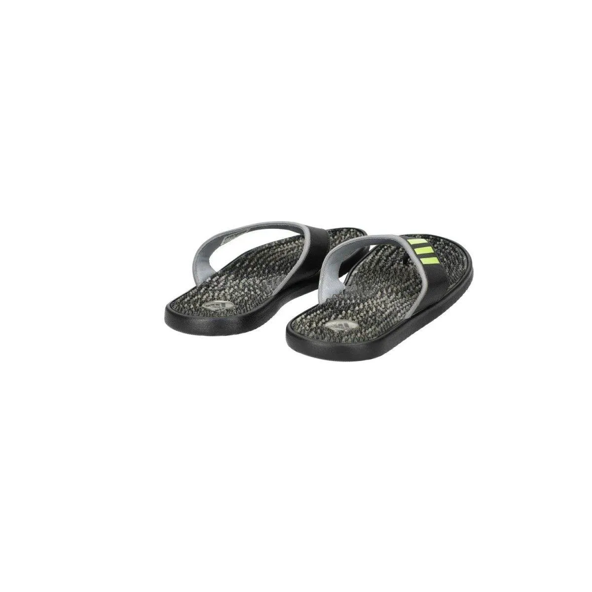 Adidas Adissage Flip Flops Casual Sandals Fabric Grey Colour For Men