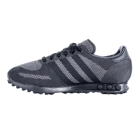 Adidas La Trainer Sport Shoes Fabric Black Colour For Men