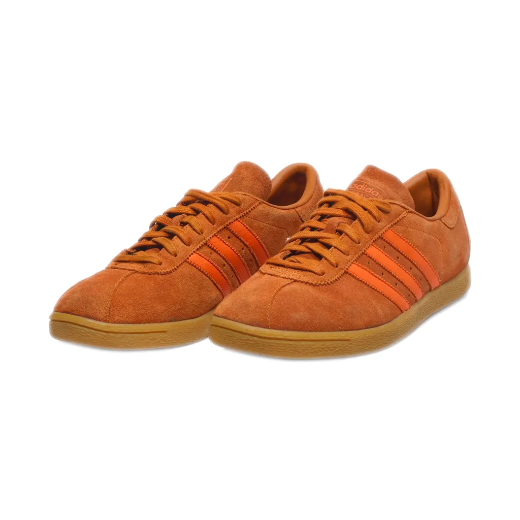 Adidas Tobacco Low-Top Sneakers Suede Orange Colour For Men