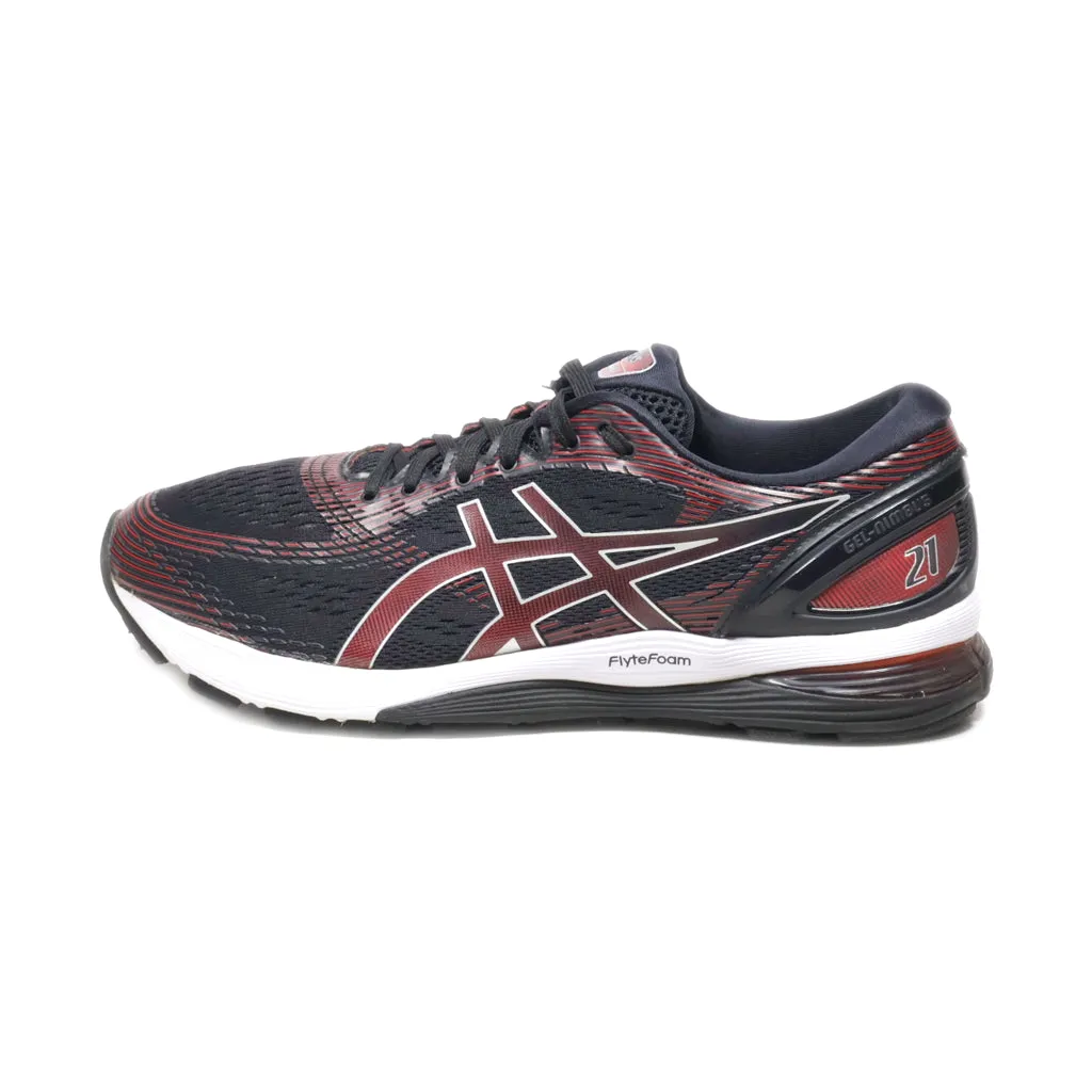 Asics Gel-Nimbus 21 Sport Shoes Fabric Black Colour For Men