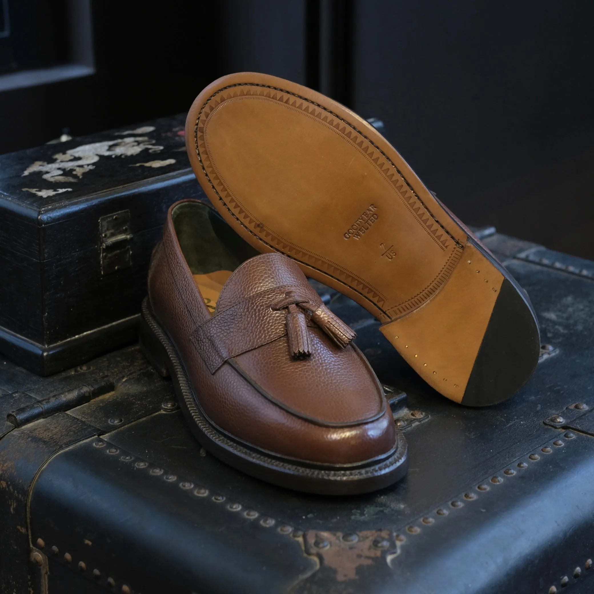 Blackstock & Weber Clasico Tassel Loafer (Chocolate)