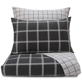 Brelade Pillowcase [Charcoal/Light grey]