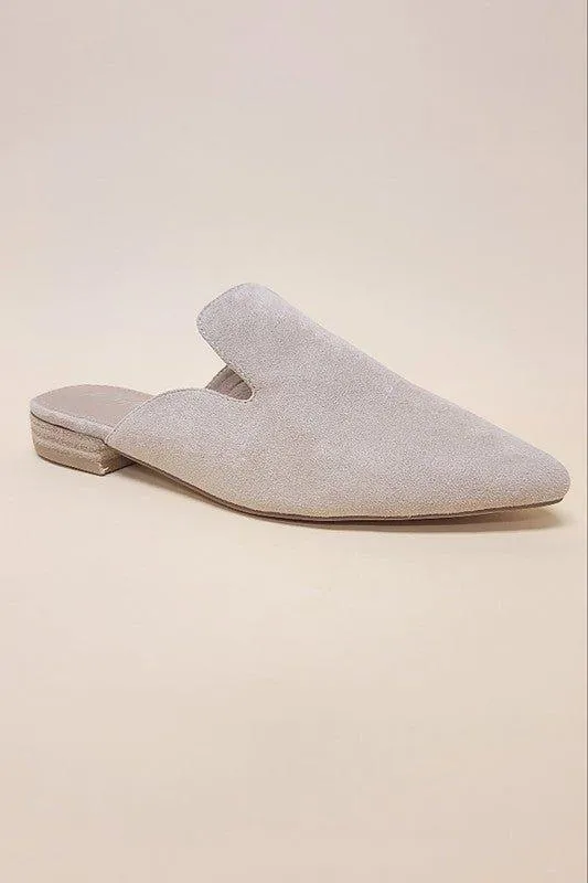 Brittany Mule Flats Slip On