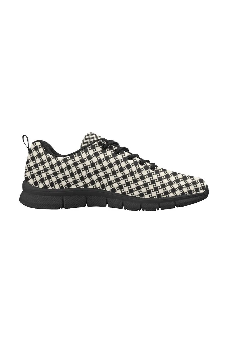 Circles in Squares Women's Breathable Running Shoes