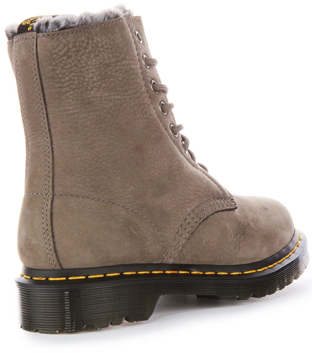 Dr Martens 1460 Serena In Grey For Women