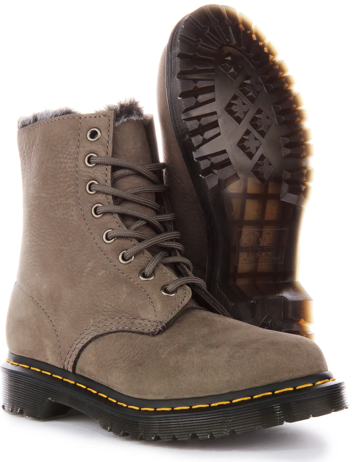 Dr Martens 1460 Serena In Grey For Women