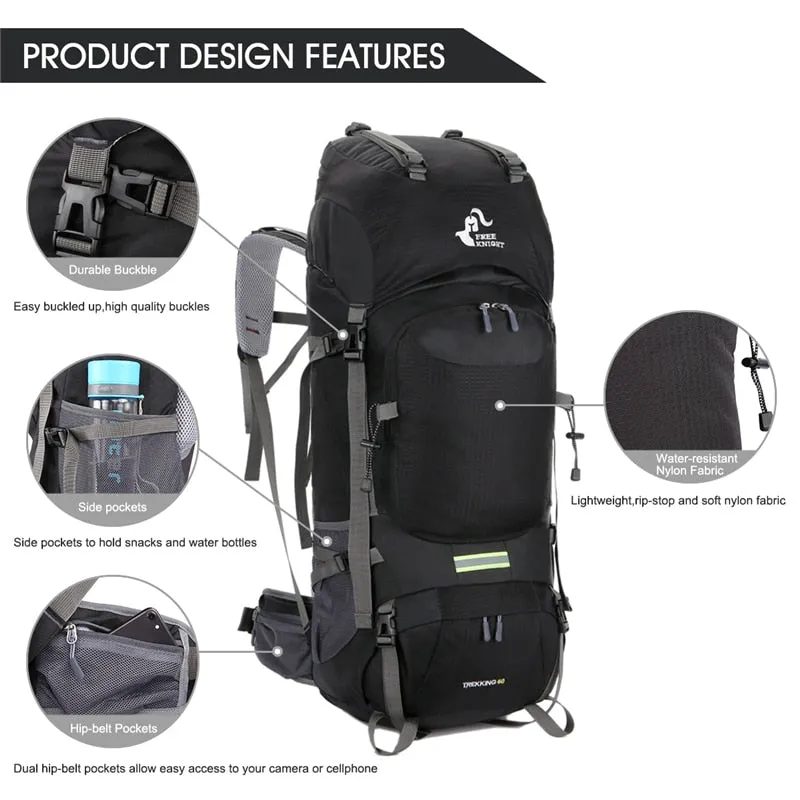 Free Knight 60L Trekking Camping Rucksack Backpack