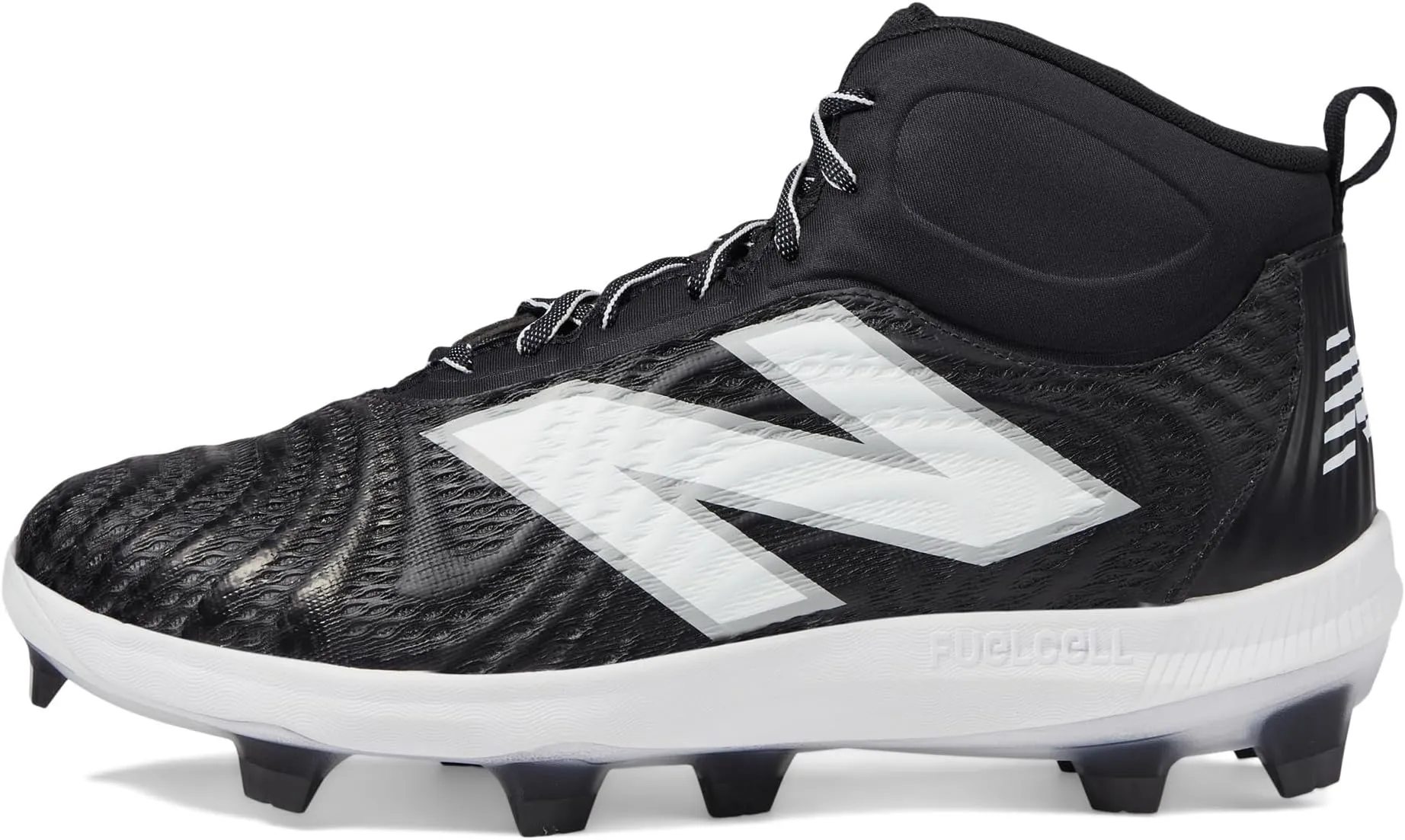 FuelCell 4040v7 Mid-Molded New Balance Boots, Black/Optic White