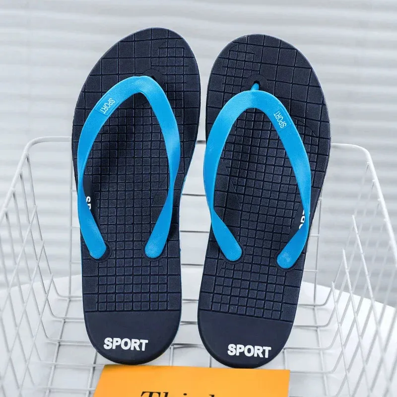 Hnzxzm New Men Water Slides Summer Luxury Sandals Boys Swimming Pool Outside Flip Flops Casual Beach Breathable Shoes Home Slippers