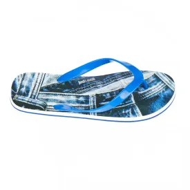 Just Cavalli Light Blue EVA Mens Sandal