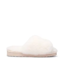 Miriam Off White Fur Slippers