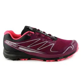 Salomon Sense PRO W Trail Running Shoe - Purple/Black/Pink (Womens)