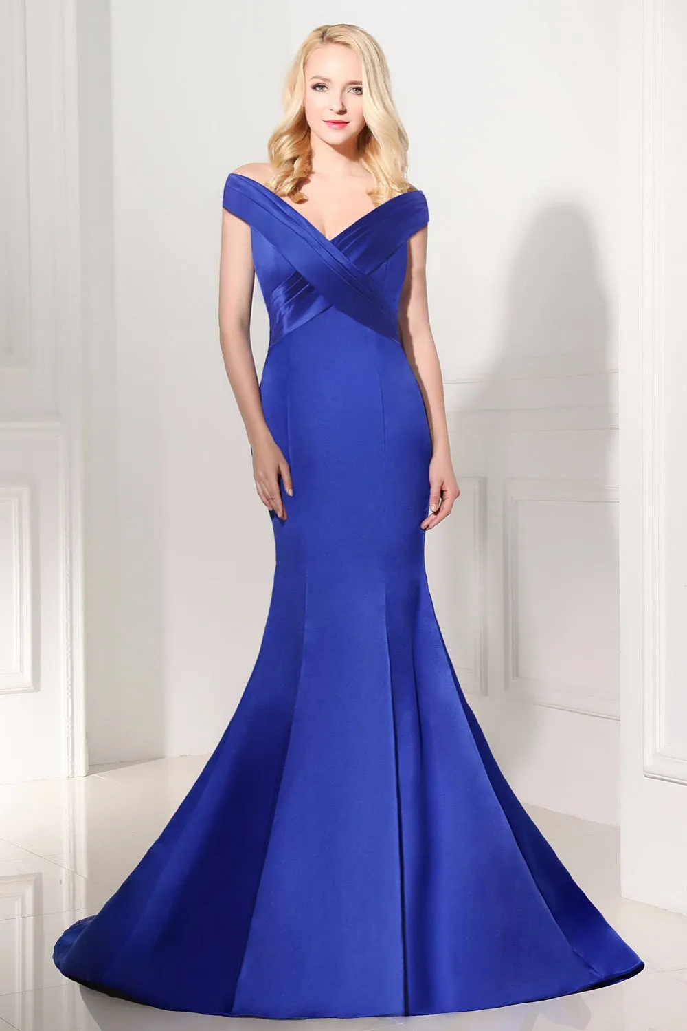 Satin Mermaid Bridesmaids Dresses at Bling Brides Bouquet - Online Bridal Store