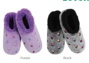 Snoozies Kids Lotsa Dots Slippers