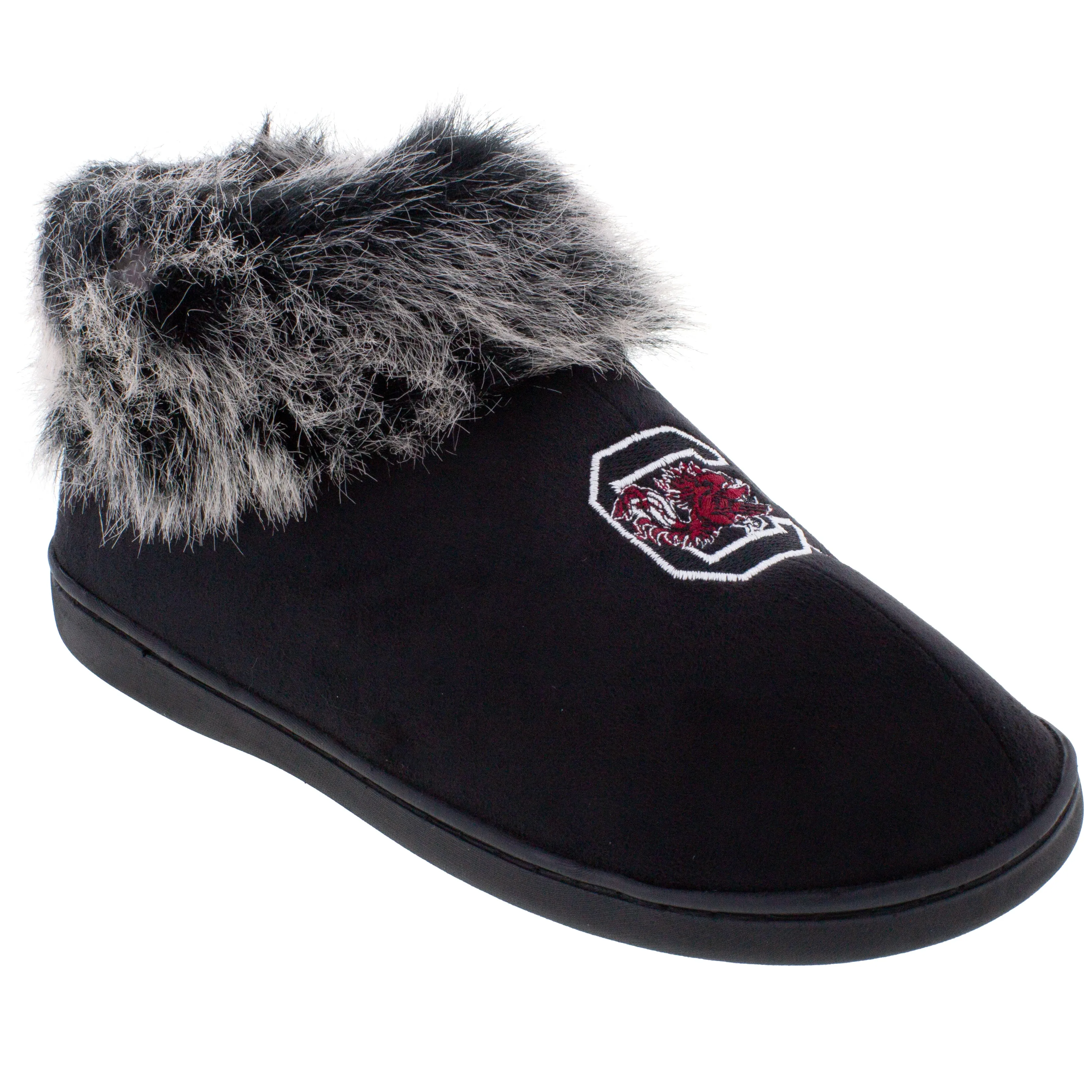 South Carolina Gamecocks Faux Sheepskin Furry Top Slipper