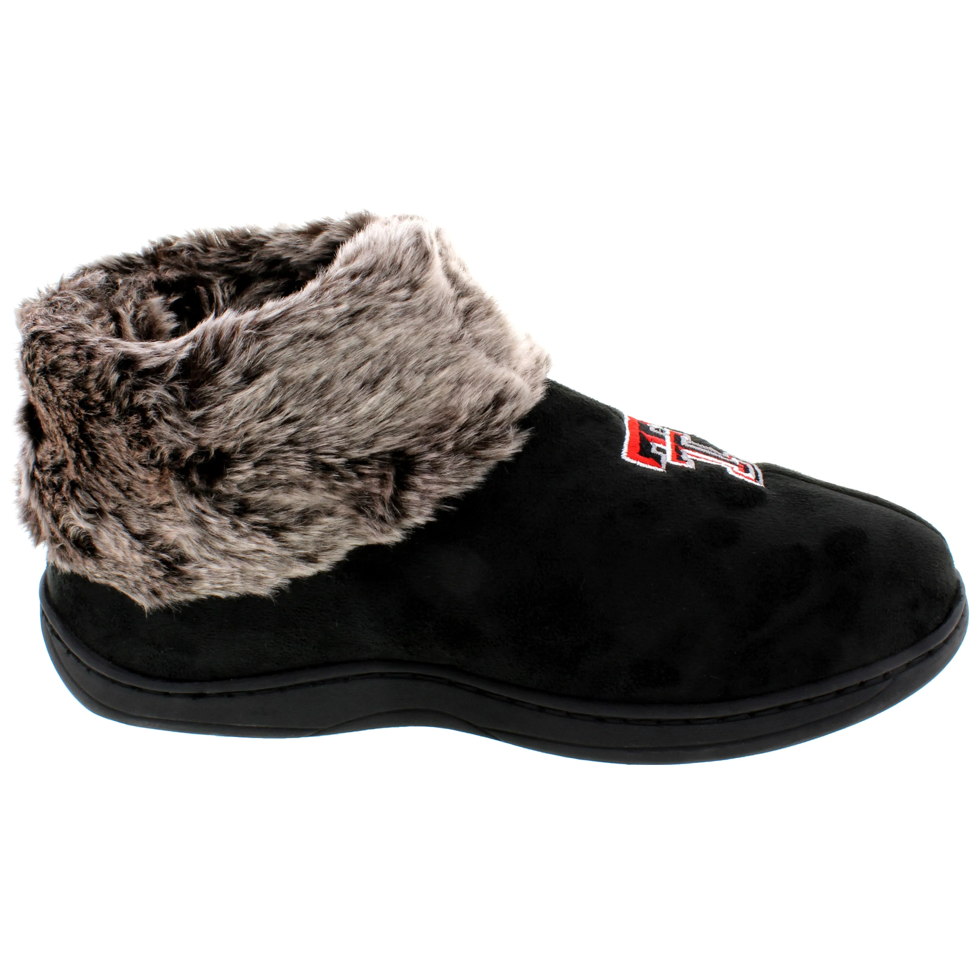 Texas Tech Red Raiders Faux Sheepskin Furry Top Slipper