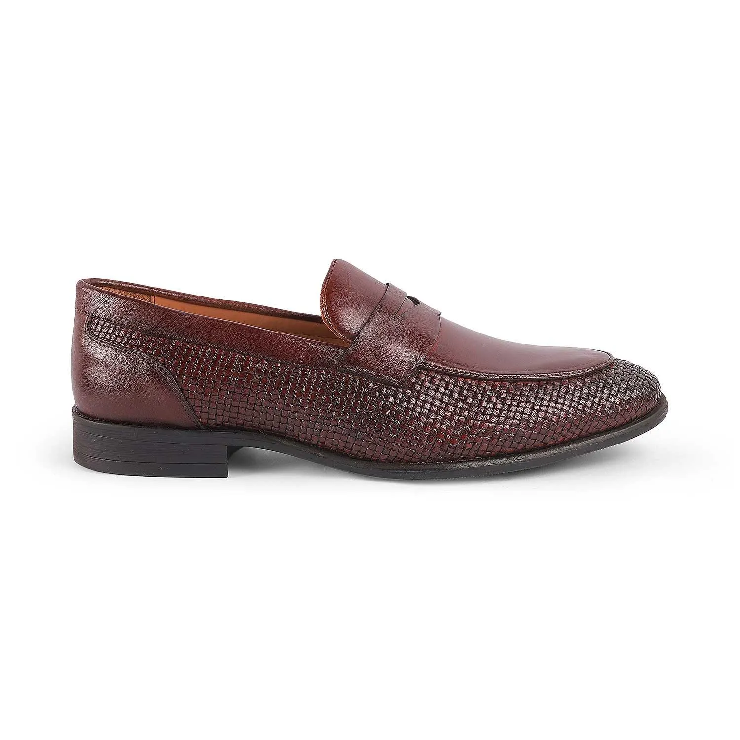 Tresmode Jim Brown Men's Leather Penny Loafers