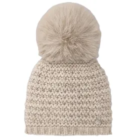 Unisex Knitted Hat with Faux Fur