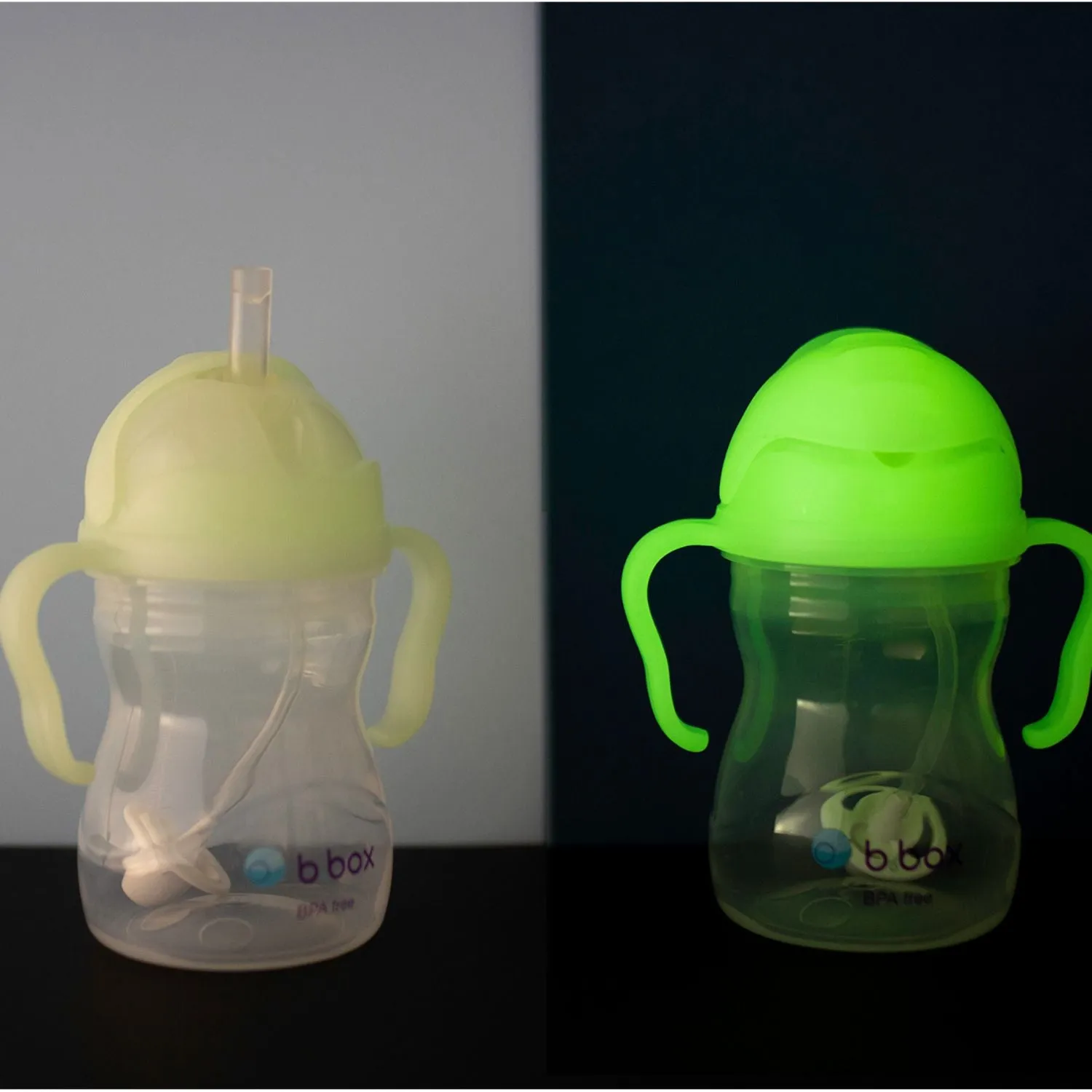 Weighted Straw Sippy cup - Glow in the dark