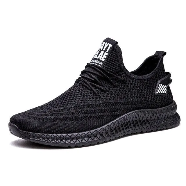 xiangtuibao    Fashion Sneakers Summer Men's Comfortable Mesh Breathable Running Sneakers Lace Non-slip Walking Casual Shoes